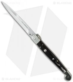 AGA Campolin 12" Sicilian Ring Pull Automatic Brazilian Horn (5.5" Satin Bayo)