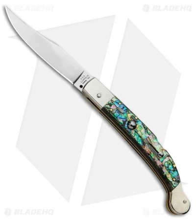 AGA Campolin 9" Sahara Italian Stiletto Lockback Automatic Abalone (3.8" Mirror) 1 AGA Campolin 9" Sahara Italian Stiletto Lockback Automatic Abalone (3.8" Mirror)