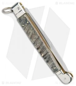 AGA Campolin 9" Sicilian Ring Pull Automatic Ram Horn (4.1" Satin Bayo) 6 AGA Campolin 9" Sicilian Ring Pull Automatic Ram Horn (4.1" Satin Bayo) -AGA Campolin Shop AGA Camplin 9in Sicilian Ring Pull Auto Ram Horn Satin Bayo BHQ 100997 jr side