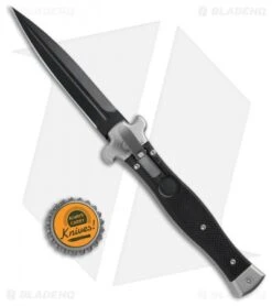 AGA Campolin Zero Dagger Leverlock Automatic Knife Black G-10 (3.75" Black) 7 AGA Campolin Zero Dagger Leverlock Automatic Knife Black G-10 (3.75" Black) -AGA Campolin Shop AGA Campoliln Zero Dagger LL Black G 10 Black AGA01N ND BHQ 72185 jr bottlecap