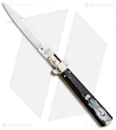 AGA Campolin 10" Frosolone Bayonet Stiletto Knife Brazilian Horn (4.5" Polish) 1 AGA Campolin 10" Frosolone Bayonet Stiletto Knife Brazilian Horn (4.5" Polish)