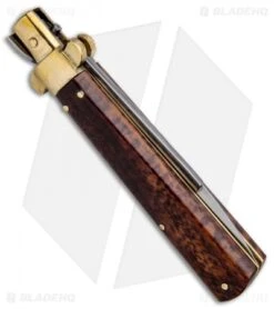 AGA Campolin 10" Frosolone Bayonet Stiletto Knife Snakewood (4.5" Polish) 7 AGA Campolin 10" Frosolone Bayonet Stiletto Knife Snakewood (4.5" Polish) -AGA Campolin Shop AGA Campolin 10in Frosolone Bayonet Stiletto Snakewood Polish BHQ 85760 jr side