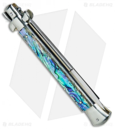 AGA Campolin 11" Picklock Automatic Italian Stiletto Abalone (5" Satin) 2017 3 AGA Campolin 11" Picklock Automatic Italian Stiletto Abalone (5" Satin) 2017 - Image 3