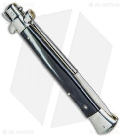 AGA Campolin 11" Picklock Automatic Italian Stiletto Dark Horn (5" Satin) 2017 6 AGA Campolin 11" Picklock Automatic Italian Stiletto Dark Horn (5" Satin) 2017 -AGA Campolin Shop AGA Campolin 11in Picklock Italian Stiletto Dark Horn Satin BHQ 78227 jr side