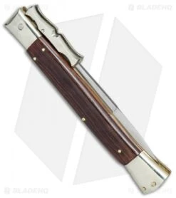 AGA Campolin 13" Bat Swinguard Automatic Cocobolo (5.75" Satin Bayonet) 6 AGA Campolin 13" Bat Swinguard Automatic Cocobolo (5.75" Satin Bayonet) -AGA Campolin Shop AGA Campolin 13in Bat Swinguard Auto Cocobolo Satin Bayo BHQ 77552 jr side