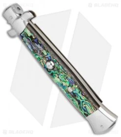 AGA Campolin 15" Automatic Italian Stiletto Abalone (6.6" Satin) 6 AGA Campolin 15" Automatic Italian Stiletto Abalone (6.6" Satin) -AGA Campolin Shop AGA Campolin 15in Auto Italian Stiletto Abalone 7in satin BHQ 87415 er spine