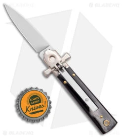 AGA Campolin 6" Dominus Leverlock Automatic Knife Horn (2.5" Satin) 7 AGA Campolin 6" Dominus Leverlock Automatic Knife Horn (2.5" Satin) -AGA Campolin Shop AGA Campolin 6in Dominus LL Auto Horn Satin BHQ 178781 jr bottlecap