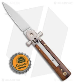 AGA Campolin 6" Dominus Leverlock Automatic Knife Wood (2.5" Satin) 7 AGA Campolin 6" Dominus Leverlock Automatic Knife Wood (2.5" Satin) -AGA Campolin Shop AGA Campolin 6in Dominus LL Auto Wood Satin BHQ 178780 jr bottlecap