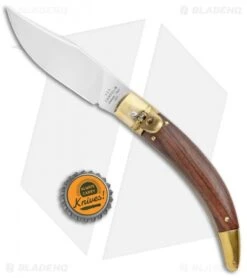 AGA Campolin Diana Lever Lock Automatic Brass Wood Knife (3.75" Satin) 7 AGA Campolin Diana Lever Lock Automatic Brass Wood Knife (3.75" Satin) -AGA Campolin Shop AGA Campolin Diana LL Auto Brass Wood Satin BHQ 135444 jr bottlecap