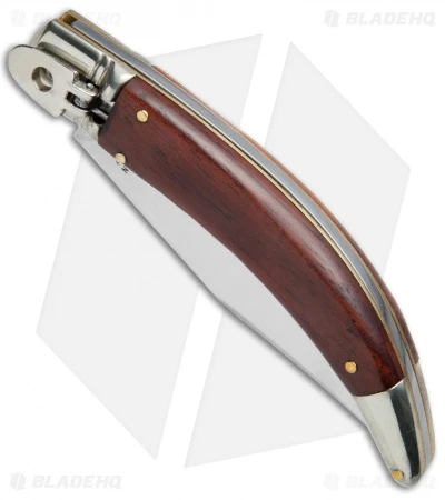 AGA Campolin Diana Lever Lock Automatic Knife Cocobolo (3.75" Polish) 2 AGA Campolin Diana Lever Lock Automatic Knife Cocobolo (3.75" Polish) - Image 2