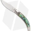 AGA Campolin Diana Lever Lock Automatic Knife Abalone (3.625" Polished)