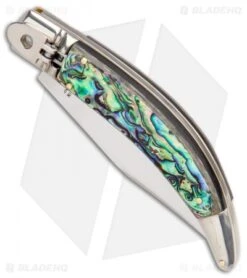 AGA Campolin Diana Lever Lock Automatic Knife Abalone (3.625" Polished) 6 AGA Campolin Diana Lever Lock Automatic Knife Abalone (3.625" Polished) -AGA Campolin Shop AGA Campolin Diana Lever Lock Abalone Satin BHQ 87410 er spine