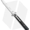 AGA Campolin 9" Dominus Bayonet Leverlock Automatic Knife Ebony (4" Satin)