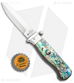 AGA Campolin Piccolo Italian Stiletto Automatic Knife Abalone (2.8" Satin) 7 AGA Campolin Piccolo Italian Stiletto Automatic Knife Abalone (2.8" Satin) -AGA Campolin Shop AGA Campolin Piccolo Italian Stiletto Auto Abalone Satin BHQ 92868 jr bottlecap