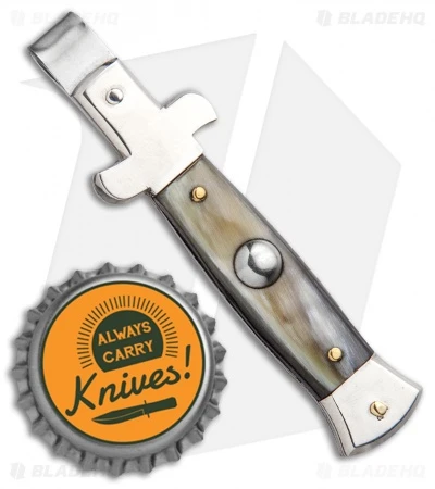 AGA Campolin Stiletto Money Clip (Honey Horn) 4 AGA Campolin Stiletto Money Clip (Honey Horn) - Image 4