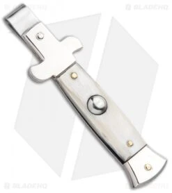 AGA Campolin Stiletto Money Clip (White Bone)