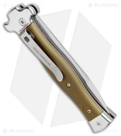 AGA Campolin Zero Bayo Leverlock Automatic Knife ODGreen Aluminum (3.75" Satin) 6 AGA Campolin Zero Bayo Leverlock Automatic Knife ODGreen Aluminum (3.75" Satin) -AGA Campolin Shop AGA Campolin Zero Bayo LL Auto Green Alum Satin AGA01ALOD LB BHQ 99414 jr side