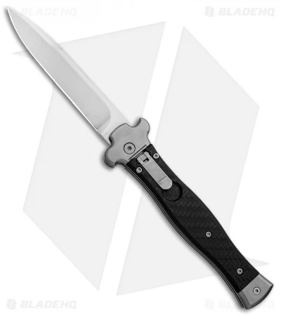 AGA Campolin Zero Bayo Leverlock Automatic Knife Carbon Fiber (3.75" Satin) 1 AGA Campolin Zero Bayo Leverlock Automatic Knife Carbon Fiber (3.75" Satin)