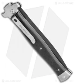 AGA Campolin Zero+ Dagger Leverlock Automatic Knife Black G-10 (4.25" Black)2.0 6 AGA Campolin Zero+ Dagger Leverlock Automatic Knife Black G-10 (4.25" Black)2.0 -AGA Campolin Shop AGA Campolin Zero Dagger LL Auto Black G 10 Black BHQ 105419 jr side