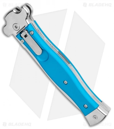 AGA Campolin Zero Dagger Leverlock Automatic Knife Blue G-10 (3.75" Satin) 2 AGA Campolin Zero Dagger Leverlock Automatic Knife Blue G-10 (3.75" Satin) - Image 2