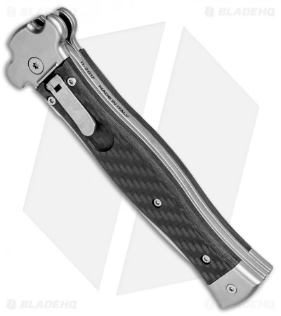 AGA Campolin Zero Dagger Leverlock Automatic Knife Carbon Fiber (3.75" Satin) 2 AGA Campolin Zero Dagger Leverlock Automatic Knife Carbon Fiber (3.75" Satin) - Image 2