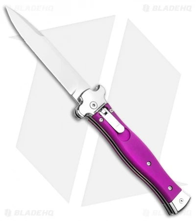 AGA Campolin Zero Italian Leverlock Automatic Knife Violet G-10 (3.75" Tumbled) 1 AGA Campolin Zero Italian Leverlock Automatic Knife Violet G-10 (3.75" Tumbled)