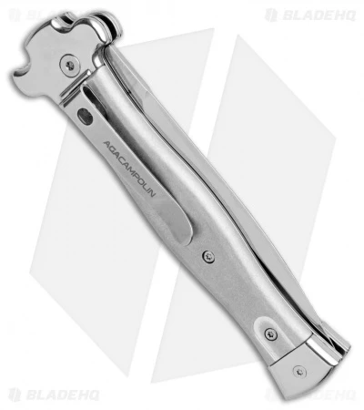 AGA Campolin Zero Dagger Leverlock Automatic Knife Aluminum (3.75" Tumbled) 3 AGA Campolin Zero Dagger Leverlock Automatic Knife Aluminum (3.75" Tumbled) - Image 3