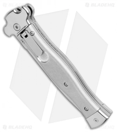 AGA Campolin Zero Dagger Leverlock Automatic Knife Aluminum (3.75" Tumbled) 2 AGA Campolin Zero Dagger Leverlock Automatic Knife Aluminum (3.75" Tumbled) - Image 2