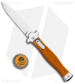 AGA Campolin Zero Italian Leverlock Automatic Knife Orange Al (3.75" Tumbled) 7 AGA Campolin Zero Italian Leverlock Automatic Knife Orange Al (3.75" Tumbled) -AGA Campolin Shop AGA Campolin Zero Italian LL Orange Aluminum Tumbled AGA01ALO LB BHQ 97990 jr bottlecap