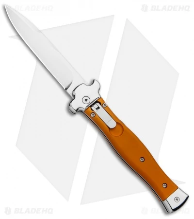 AGA Campolin Zero Italian Leverlock Automatic Knife Orange Al (3.75" Tumbled) 1 AGA Campolin Zero Italian Leverlock Automatic Knife Orange Al (3.75" Tumbled)