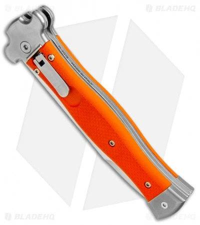 AGA Campolin Zero Leverlock Automatic Knife Orange G-10 (3.75" Satin) 2 AGA Campolin Zero Leverlock Automatic Knife Orange G-10 (3.75" Satin) - Image 2