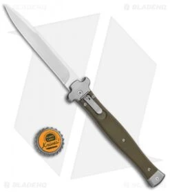 AGA Campolin Zero Bayonet Leverlock Automatic Green G-10 (4.5" Satin) 7 AGA Campolin Zero Bayonet Leverlock Automatic Green G-10 (4.5" Satin) -AGA Campolin Shop AGA Campolin Zero Reverse Tanto LL Auto Green G 10 Satin BHQ 134843 jr bottlecap