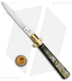 AGA Campolin 11" Frosolone Bayonet Stiletto Automatic Brazilian/Brass (5" Satin) 9 AGA Campolin 11" Frosolone Bayonet Stiletto Automatic Brazilian/Brass (5" Satin) -AGA Campolin Shop AGA Frosolone Brazilian Brass 11in Bayo BP 29290 jr bottlecap