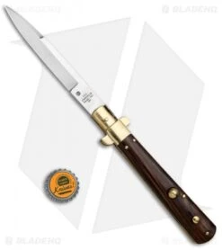 AGA Campolin 11" Frosolone Bayonet Stiletto Knife Cocobolo/Brass (5" Satin) 9 AGA Campolin 11" Frosolone Bayonet Stiletto Knife Cocobolo/Brass (5" Satin) -AGA Campolin Shop AGA Frosolone Cocobolo Brass 11in Bayo BP 29293 jr bottlecap