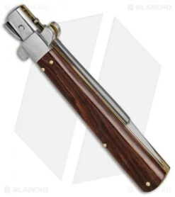 AGA Campolin 11" Frosolone Bayonet Stiletto Automatic Knife Cocobolo (5" Satin) 7 AGA Campolin 11" Frosolone Bayonet Stiletto Automatic Knife Cocobolo (5" Satin) -AGA Campolin Shop AGA Frosolone Cocobolo Nickel 11in Bayo BP 29292 jr side