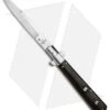 AGA Campolin 11" Frosolone Bayonet Stiletto Automatic Knife Ebony (5" Satin)
