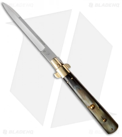 AGA Campolin 13" Italian Frosolone Automatic Brazilian Horn (6.5" Satin Bayo) 1 AGA Campolin 13" Italian Frosolone Automatic Brazilian Horn (6.5" Satin Bayo)