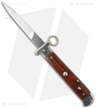 AGA Campolin Francese Ring Pull Automatic Knife Cocobolo (3.75" Satin Flat) 1 AGA Campolin Francese Ring Pull Automatic Knife Cocobolo (3.75" Satin Flat)