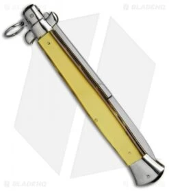 AGA Campolin 18" Ring Pull Automatic Italian Stiletto Gold (8" Satin Bayo) 5 AGA Campolin 18" Ring Pull Automatic Italian Stiletto Gold (8" Satin Bayo) -AGA Campolin Shop aga champolin 18in stiletto gold bayo BP 18400 er side