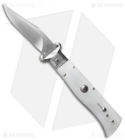 AGA Campolin 7.5" Calibro Humpback Automatic White Pearlex (3.4" Satin) 1 AGA Campolin 7.5" Calibro Humpback Automatic White Pearlex (3.4" Satin)